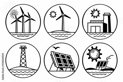 Renewable energy sources include wind solar and geothermal power