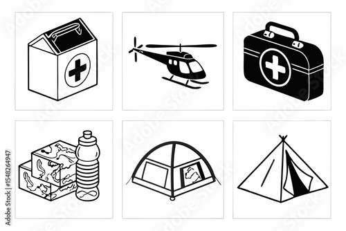 Emergency aid and survival equipment for disaster relief