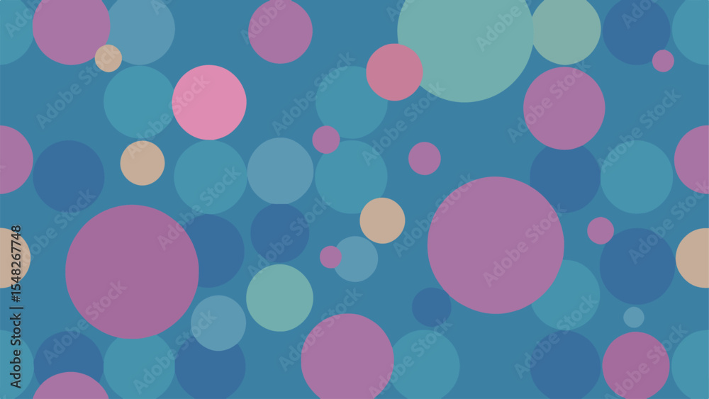 Seamless polka dots pattern