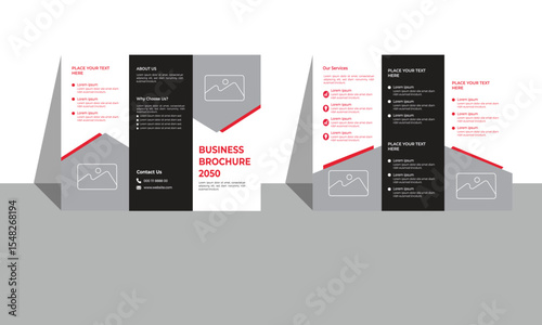 Trifold business brochure
