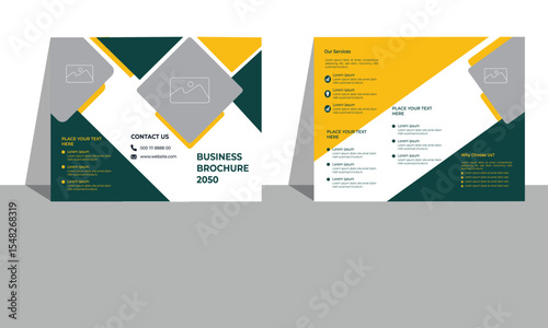 Trifold business brochure