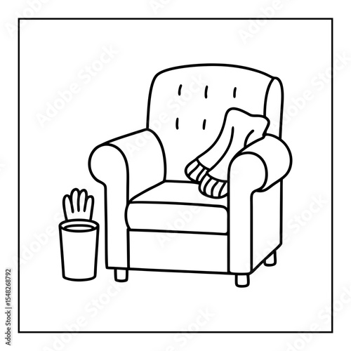 vector illustration of a cartoon 