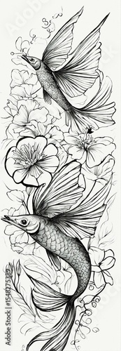 vector line art images for designers and artists