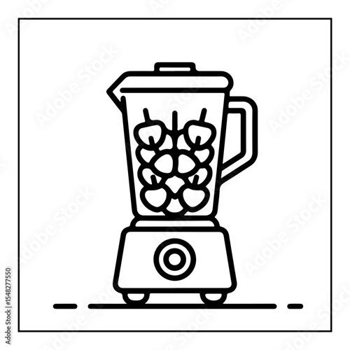  kitchen appliances coloring pages isolated