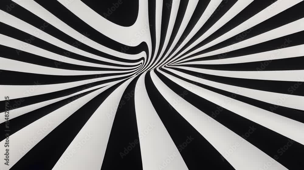 Vibrant Zebra Stripes Vector Illustration Pattern for Decorative Wallpaper Design