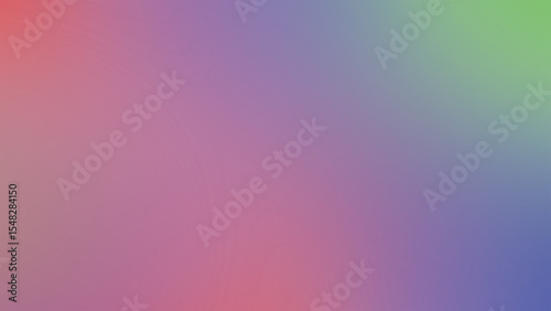 Soft gradient colorful blend of pink purple green and blue tones