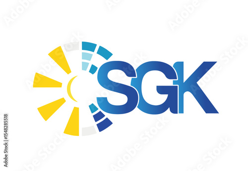 SGK logo Illustration Icons Vector illustration