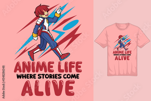 Anime Life ? Where Stories Come Alive T-Shirt
