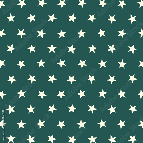 Vintage star pattern vector. Repeat star background. Pattern on dark background. Design template - can be used for wrapping paper, greeting cards, Halloween, vintage template, old designs.