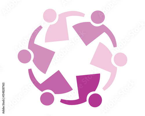 a colored friendship icon