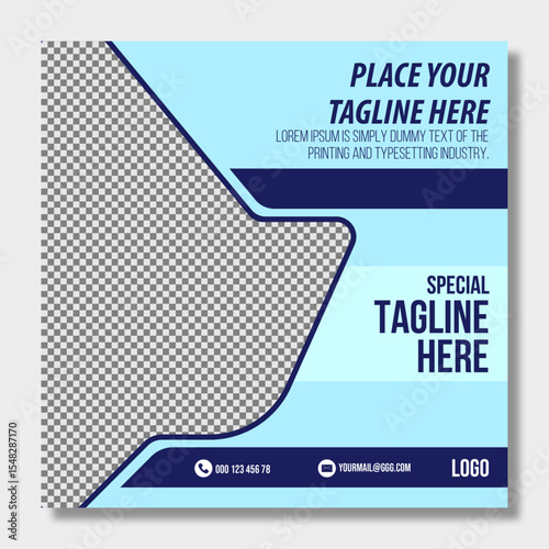 Social media template