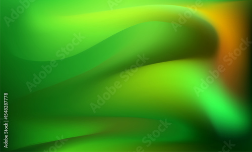 Dark green gradient background. Forest green nature bg.