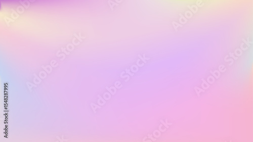 Light pink blue gradient iridescent background. Rainbow colored