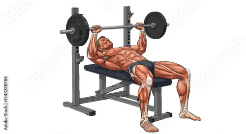man lifting weights on shoulder press 