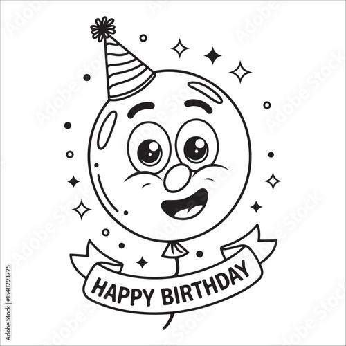 Balloons vector illustration ,Bubbles in the Sky,birthday balloon