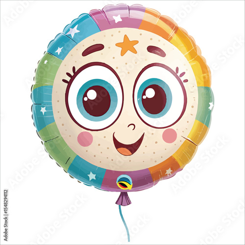 Balloons vector illustration ,Bubbles in the Sky,birthday balloon