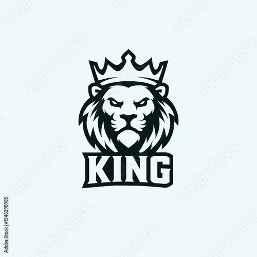  Lion King Head Mascot Logo