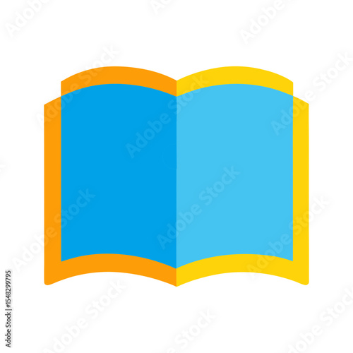 Toy storybook clipart vector illustration for educational reading on white background