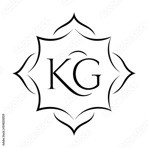 vector illustration of a weight kg