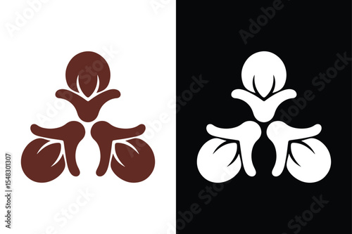 Cloves vector icon graphic isolated sketch illustration on white background.