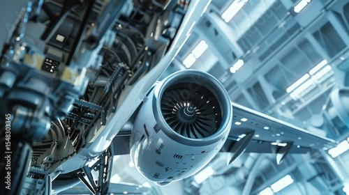 Airplane engine maintenance