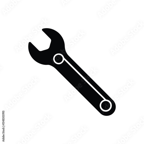 wrench isolated on white background