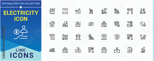 Pension Plan icon set. Pack of elderly, deposit, insurance, pensioner, pension, senior. Retirement Plan icon. Thin outline icons pack. Editable stroke. Vector collection.