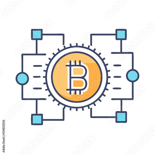 Decentralized Bitcoin Network Connecting Cryptocurrency Nodes Together with a Blockchain Architecture