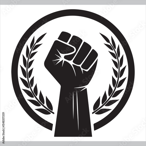 Fist hand icon symbol