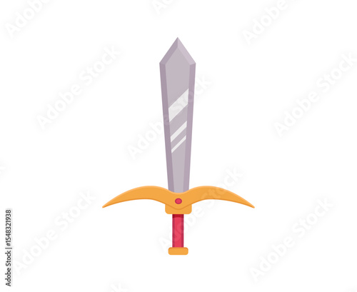  Sword icon. Vector illustration