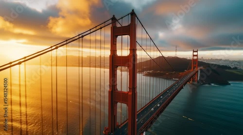 Golden Gate, San Franciso, at sunset