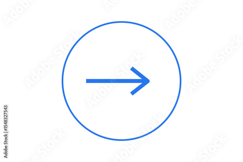 Free Download blue arrow icon right side pointing on transparent background. flat style. blue arrow icon for your web site design, logo, app, UI. arrow indicated direction - GFXLoad