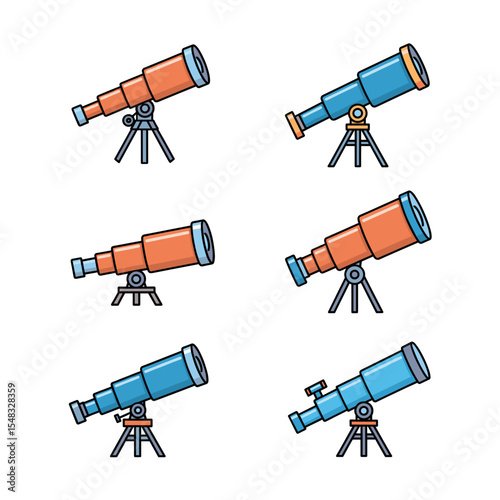 Exploring the Universe A Collection of Detailed Telescope Illustrations
