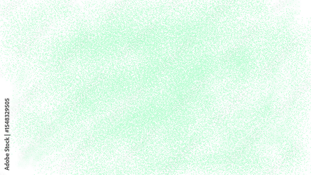 Fototapeta premium Light green particle cloud on black