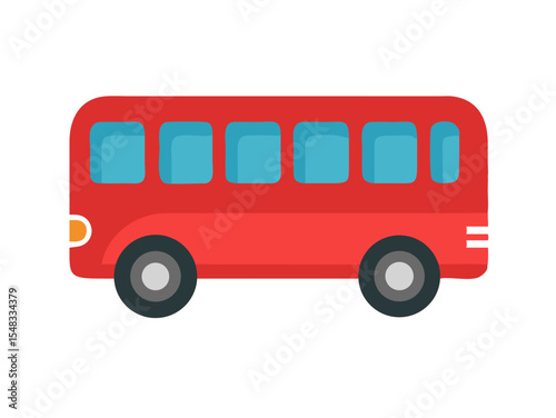 school bus isolated on white