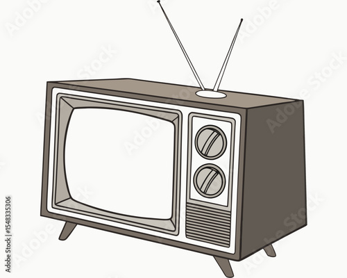 vintage tv set