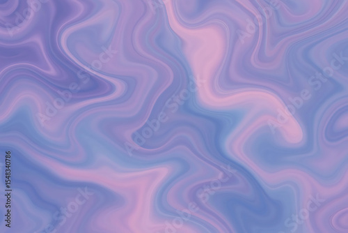 A smooth, abstract background featuring swirls of pastel purple and blue hues, creating a fluid and dreamy effect. The patterns flow and undulate across the surface
