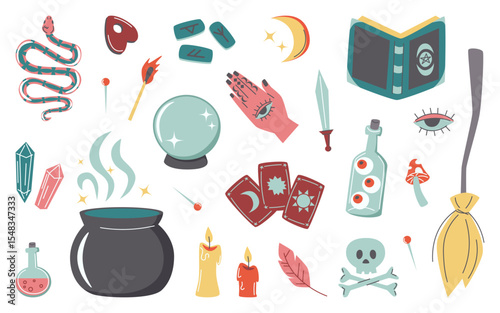 Collection of Esoteric and Witchcraft Elements.