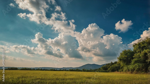 beautiful natural scenery background, mountains, forests, lakes, gardens, seas, waterfalls