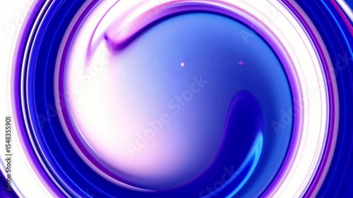 Video of Swirl of Colors: A captivating abstract video, features dynamic swirl, composed with shades of blue and purple hues, inviting the viewer into a world of infinite artistic exploration.