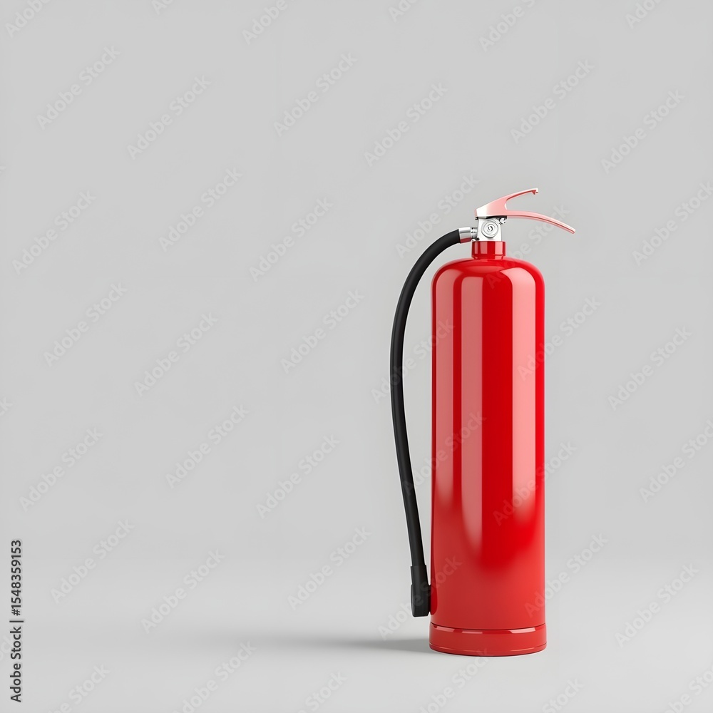 Fototapeta premium fire extinguisher on white background