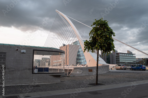 Photography Dublin, Ireland - June 6 2025 Architecture during the golden our at Dockland's