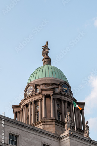 Photography Dublin, Ireland - June 6 2025 Architecture during the golden our at Dockland's