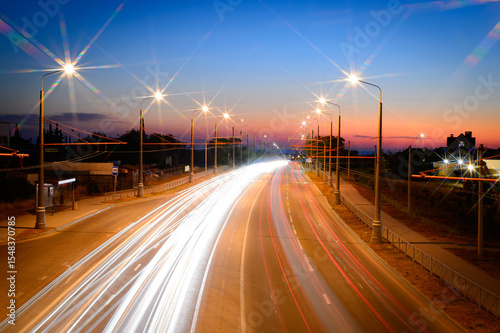 traffic at night