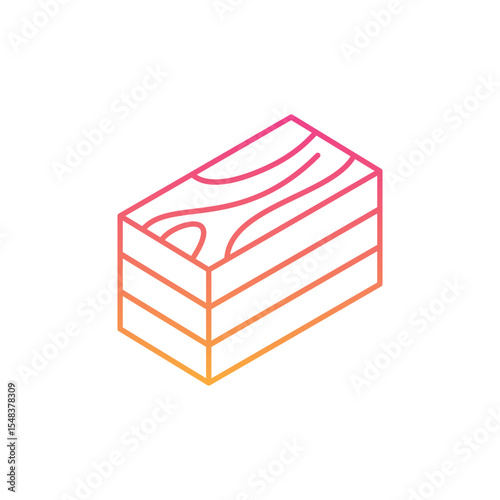 Timber  Icon vector