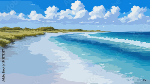 Wavy coast