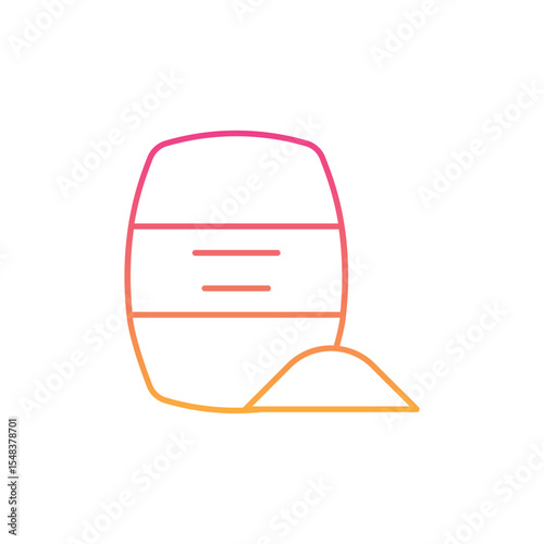 Cement  Icon vector