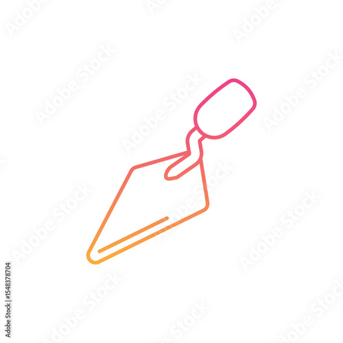 Trowel  Icon vector