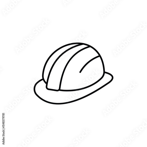 Protective Helmet  Icon vector