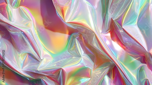 holographic background texture with iridescent foil effect, perfect for modern designs and digital projects